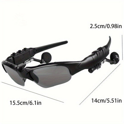 Smart Glasses - Bluetooth Wireless Headphones - Open Ear Audio Hands-Free Calls Music - product detail view 2
