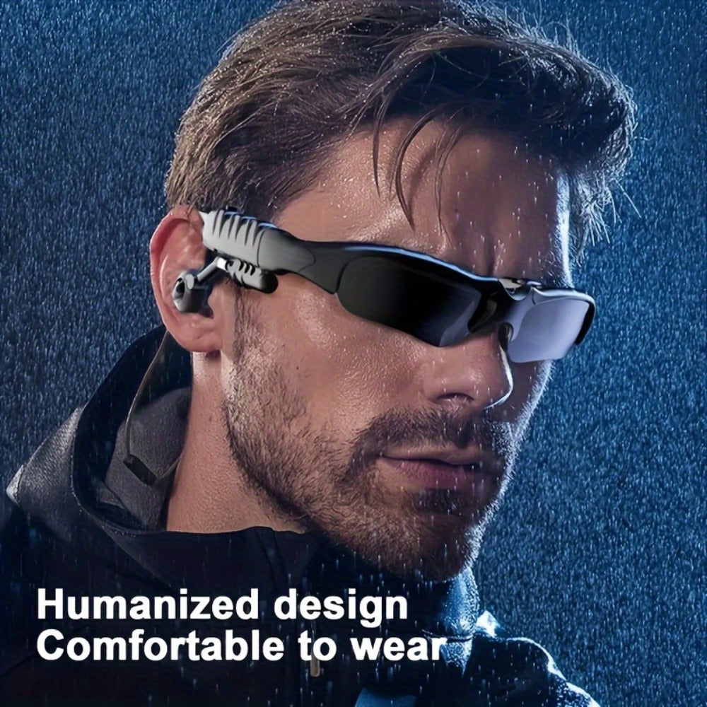Smart Glasses - Bluetooth Wireless Headphones - Open Ear Audio Hands-Free Calls Music - product detail view 9