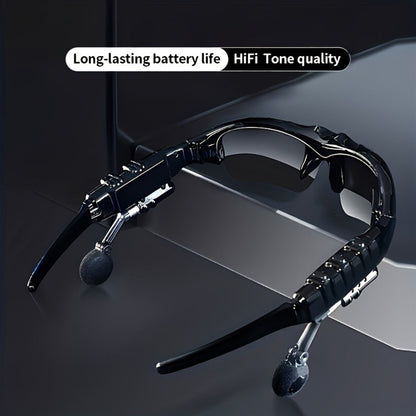 Smart Glasses - Bluetooth Wireless Headphones - Open Ear Audio Hands-Free Calls Music - product detail view 11