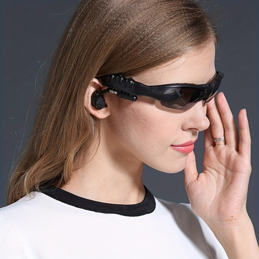 Smart Glasses - Bluetooth Wireless Headphones - Open Ear Audio Hands-Free Calls Music - product detail view 14