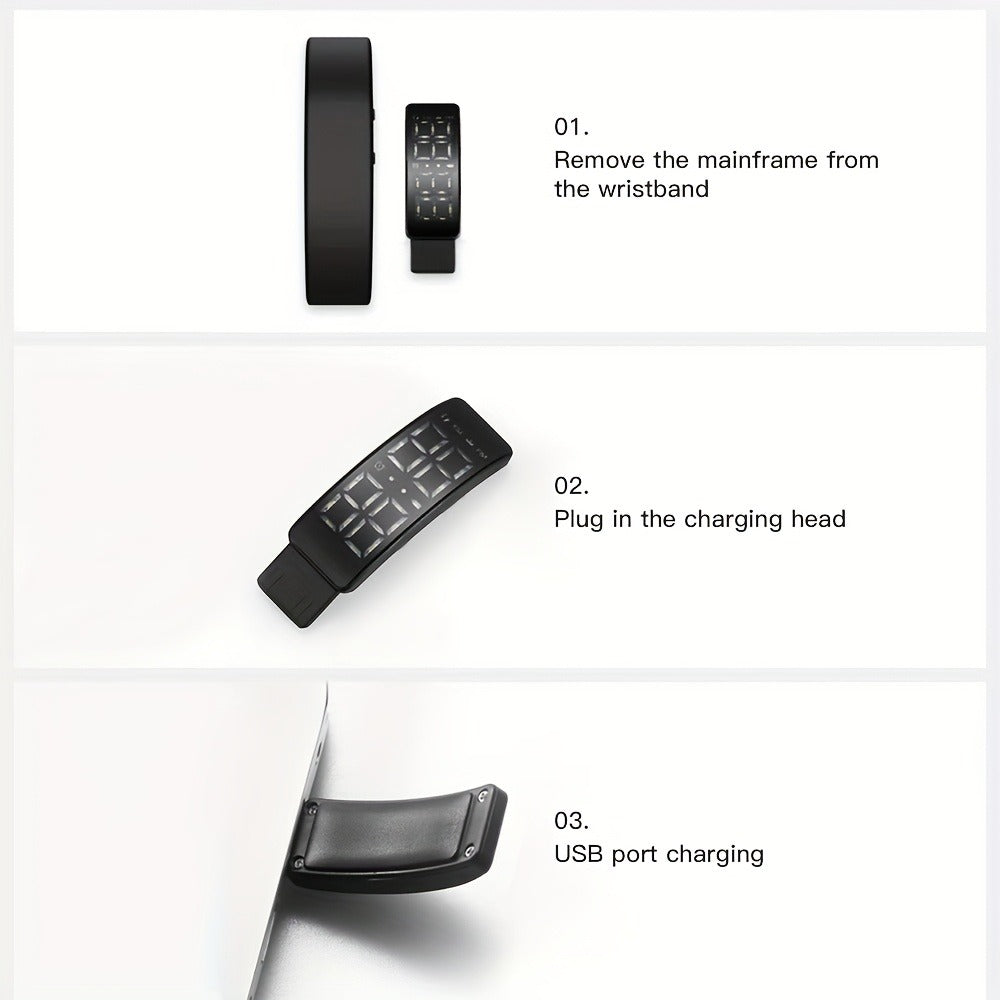 Smart Watch for Men - Sports Bracelet for Women Rechargeable Chronograph Fitness Tracker - product detail view 14