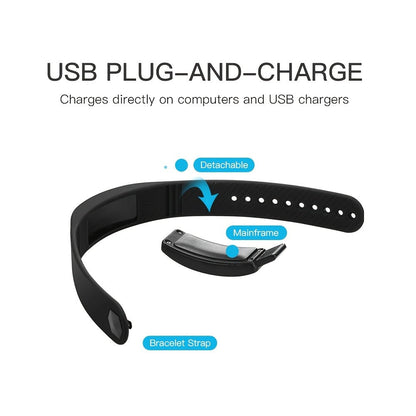 Smart Watch for Men - Sports Bracelet for Women Rechargeable Chronograph Fitness Tracker - product detail view 15