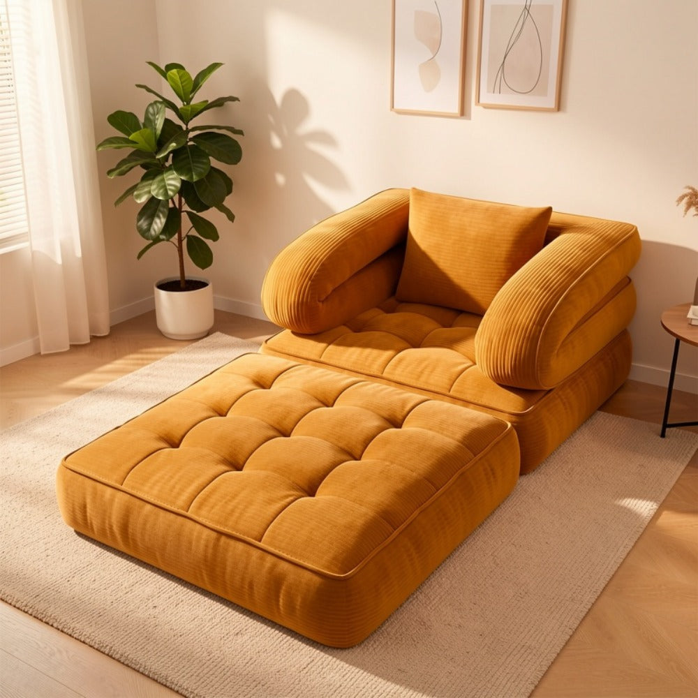 Sofa Bed with Fold-Out Lounger for Comfortable Everyday Seating detail image - detail view 10