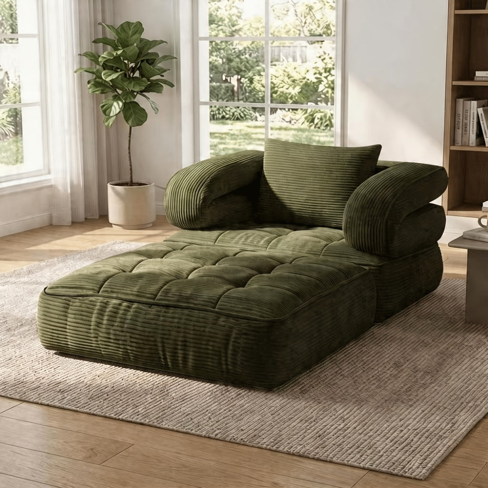 Sofa Bed with Fold-Out Lounger for Comfortable Everyday Seating detail image - detail view 11