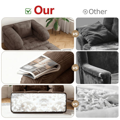 Sofa Bed with Fold-Out Lounger for Comfortable Everyday Seating detail image - detail view 12
