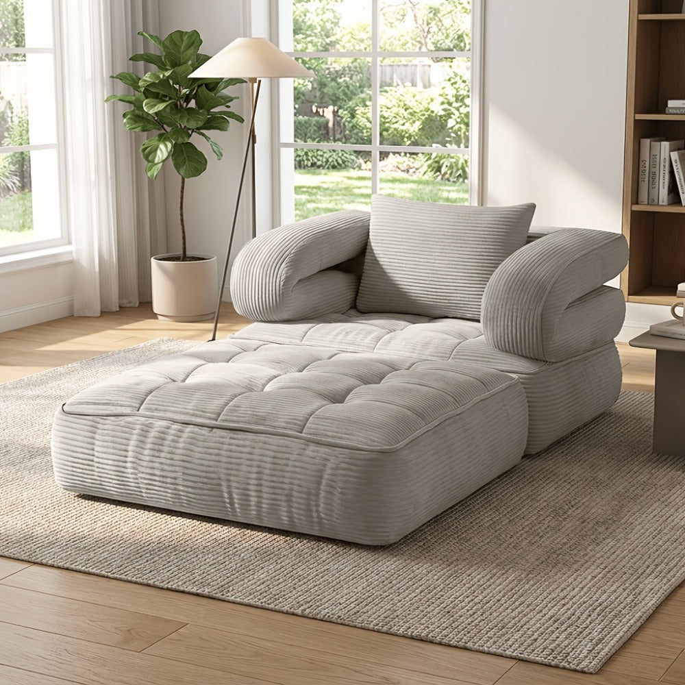 Sofa Bed with Fold-Out Lounger for Comfortable Everyday Seating detail image - detail view 13