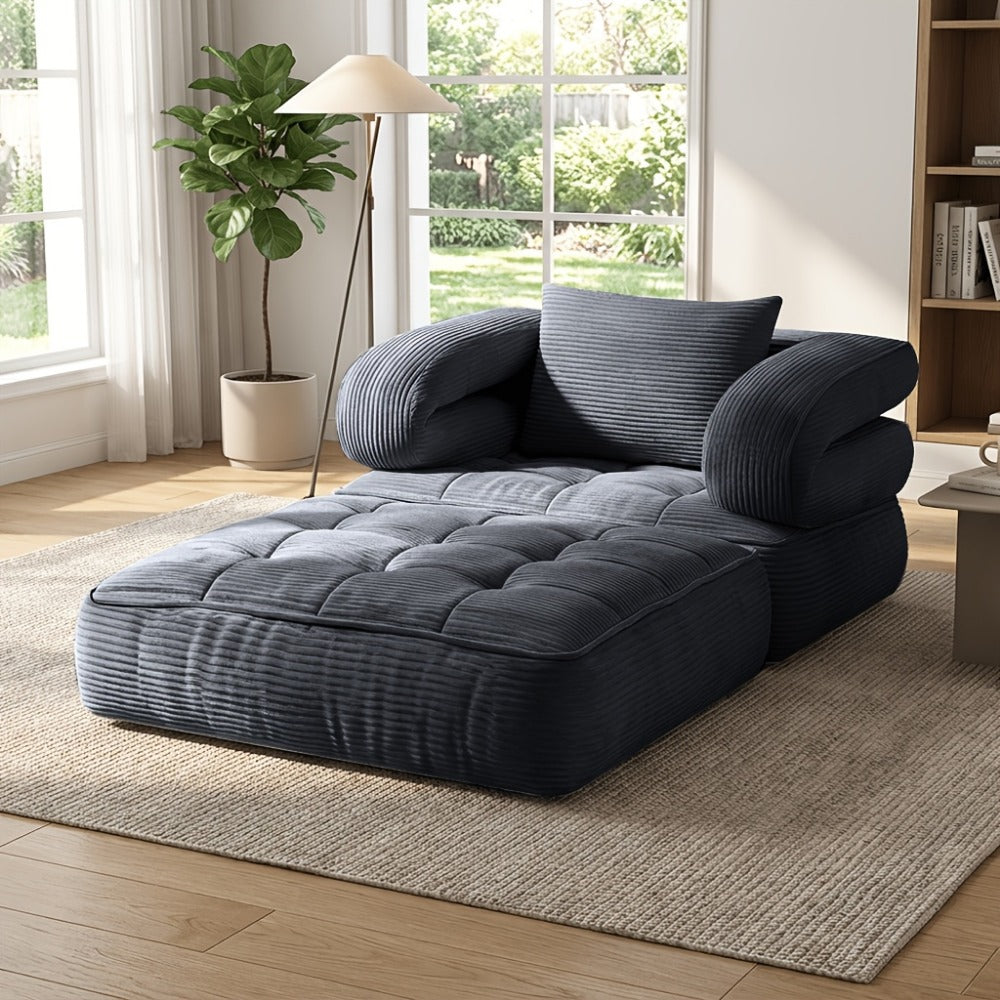 Sofa Bed with Fold-Out Lounger for Comfortable Everyday Seating detail image - detail view 17