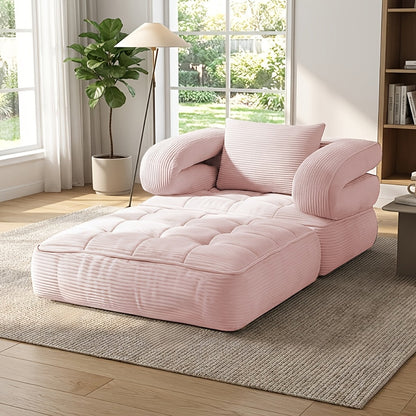 Sofa Bed shown in the Sakura Pink option