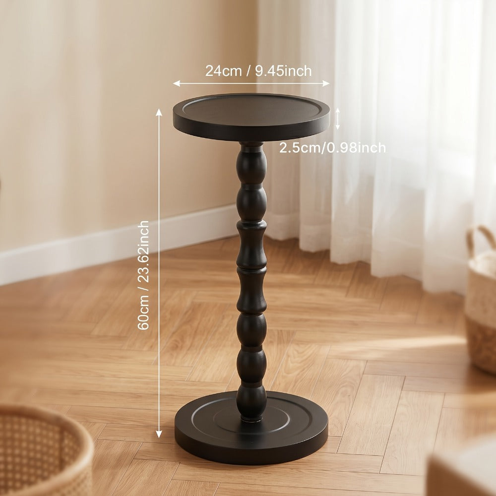 Solid Wood Side Table, Small Accent Table for Work, Display, and Everyday Use detail image - detail view 10