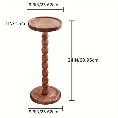 Solid Wood Side Table, Small Accent Table for Work, Display, and Everyday Use detail image - detail view 11