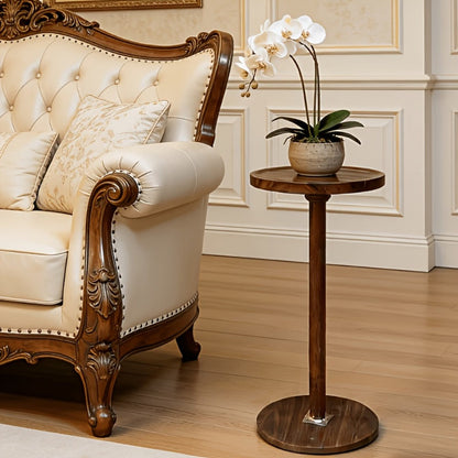 Solid Wood Side Table, Small Accent Table for Work, Display, and Everyday Use detail image - detail view 12