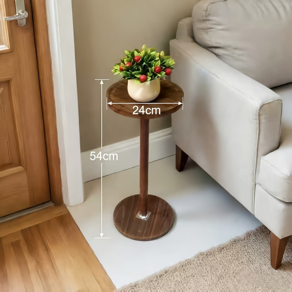 Solid Wood Side Table, Small Accent Table for Work, Display, and Everyday Use detail image - detail view 13