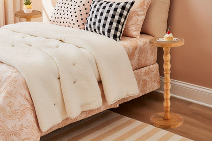 Solid Wood Side Table, Small Accent Table for Work, Display, and Everyday Use detail image - detail view 16