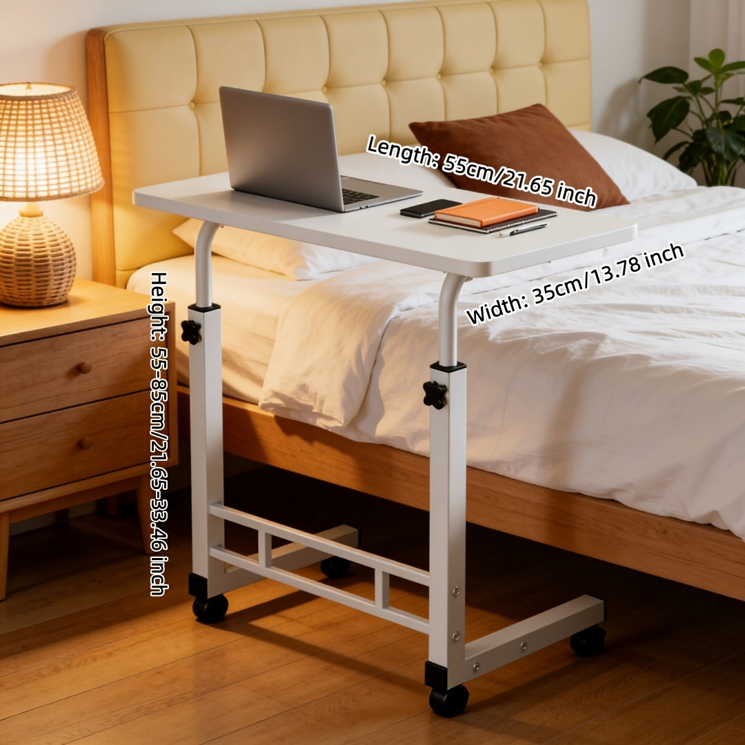 Computer Desk shown in the 4-wheel single-layer casual color option