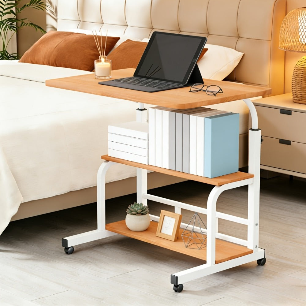 Space-Saving Computer Desk with Adjustable Height for Work, Display, and Everyday Use detail image - detail view 11