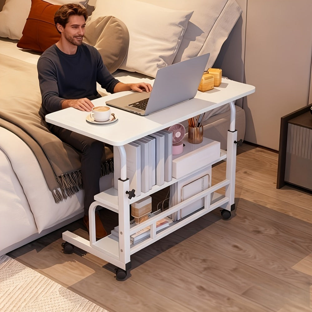 Space-Saving Computer Desk with Adjustable Height for Work, Display, and Everyday Use detail image
