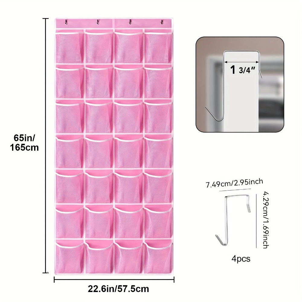 Space-Saving Fabric Shoe Organizer with Storage Bag for Entryway detail image - detail view 3