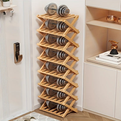 Space-Saving Foldable Shoe Rack, Freestanding Shoe Storage Rack for Entryway detail image - detail view 6