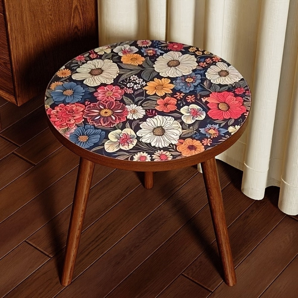 Space-Saving Round Outdoor Side Table for Patio and Living Room detail image - detail view 10