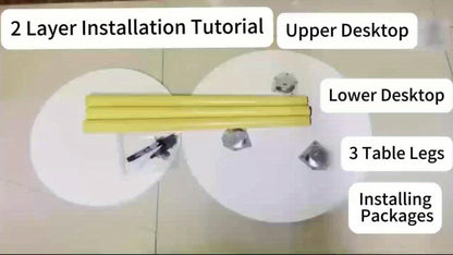 Space-Saving Round Outdoor Side Table for Patio and Living Room detail image - detail view 7