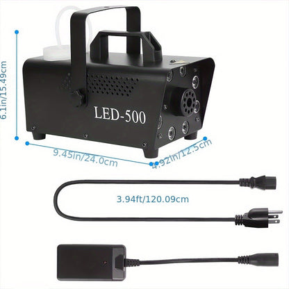 Stage Fog Machine, Adjustable, RGB, 500W, Muti, Color for Stage and Party Lighting detail image - detail view 3