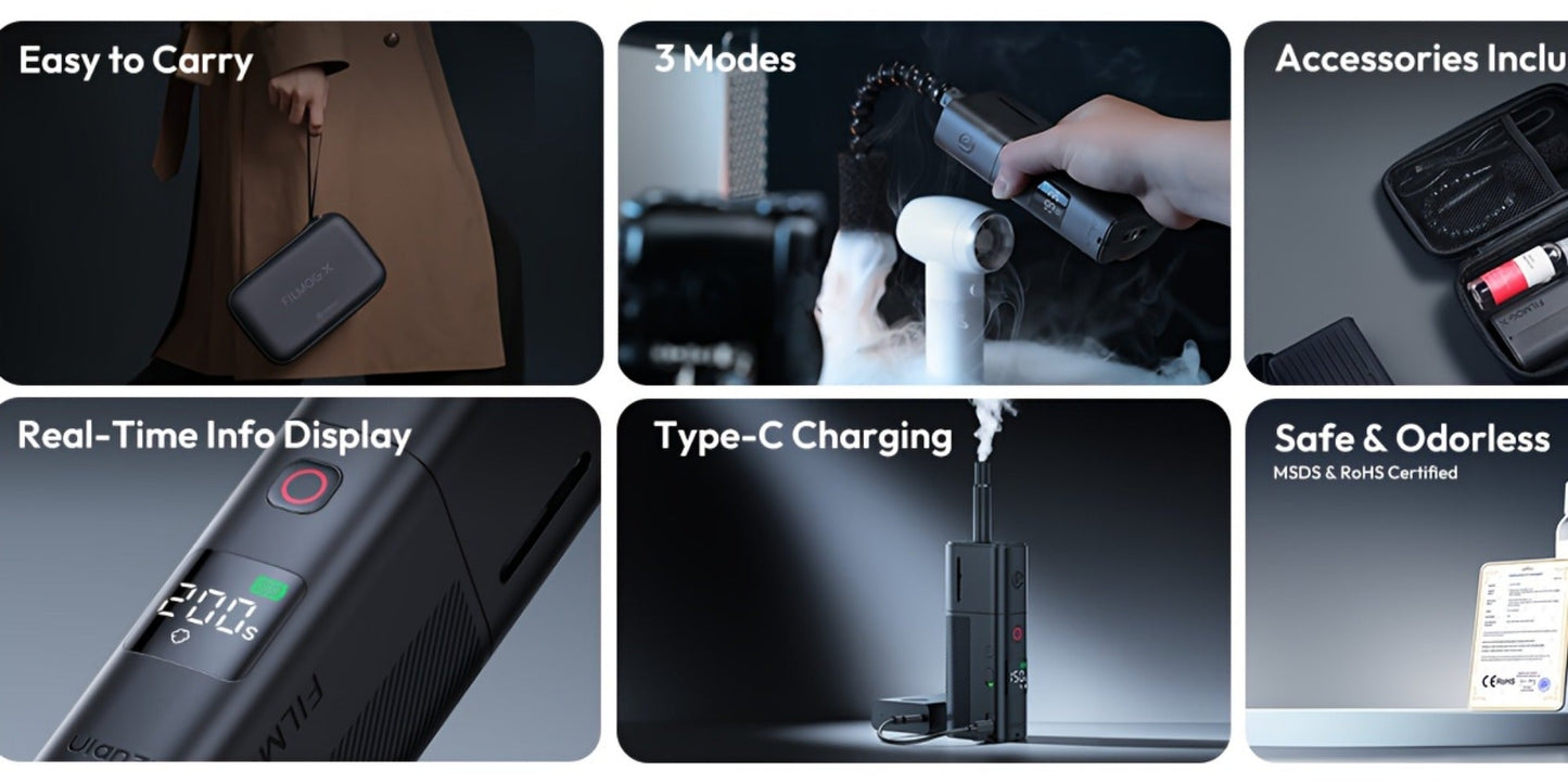 Stage Fog Machine, USB-C, Adjustable, Ulanzi, FILMOG for Stage and Party Lighting detail image - detail view 11