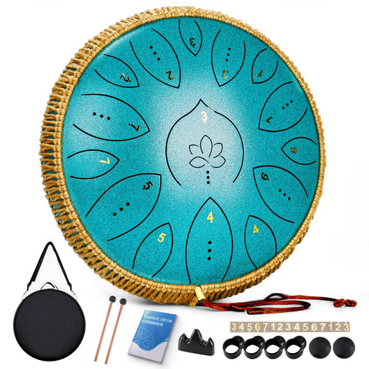 Steel Tongue Drum, 13-Inch 15-Note shown in the main product view
