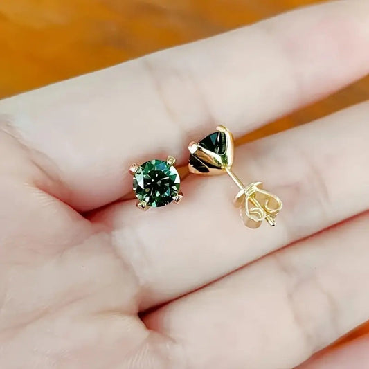 Stud Earrings for Women - S925 Silver for 2 Pack - Exquisite Luxury Hypoallergenic Drop Set, Elegant - product detail view 2