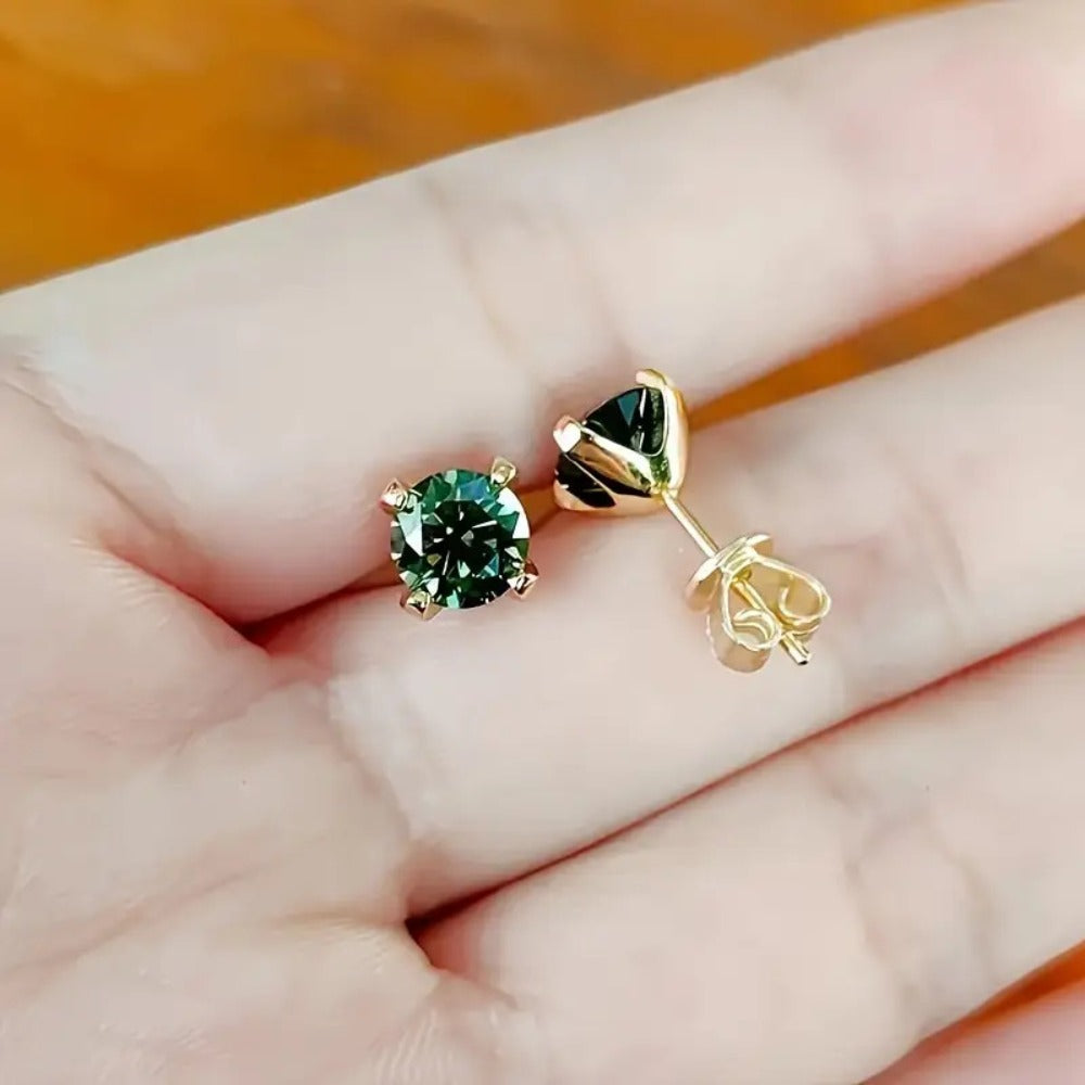 Stud Earrings for Women - S925 Silver for 2 Pack - Exquisite Luxury Hypoallergenic Drop Set, Elegant - product detail view 2