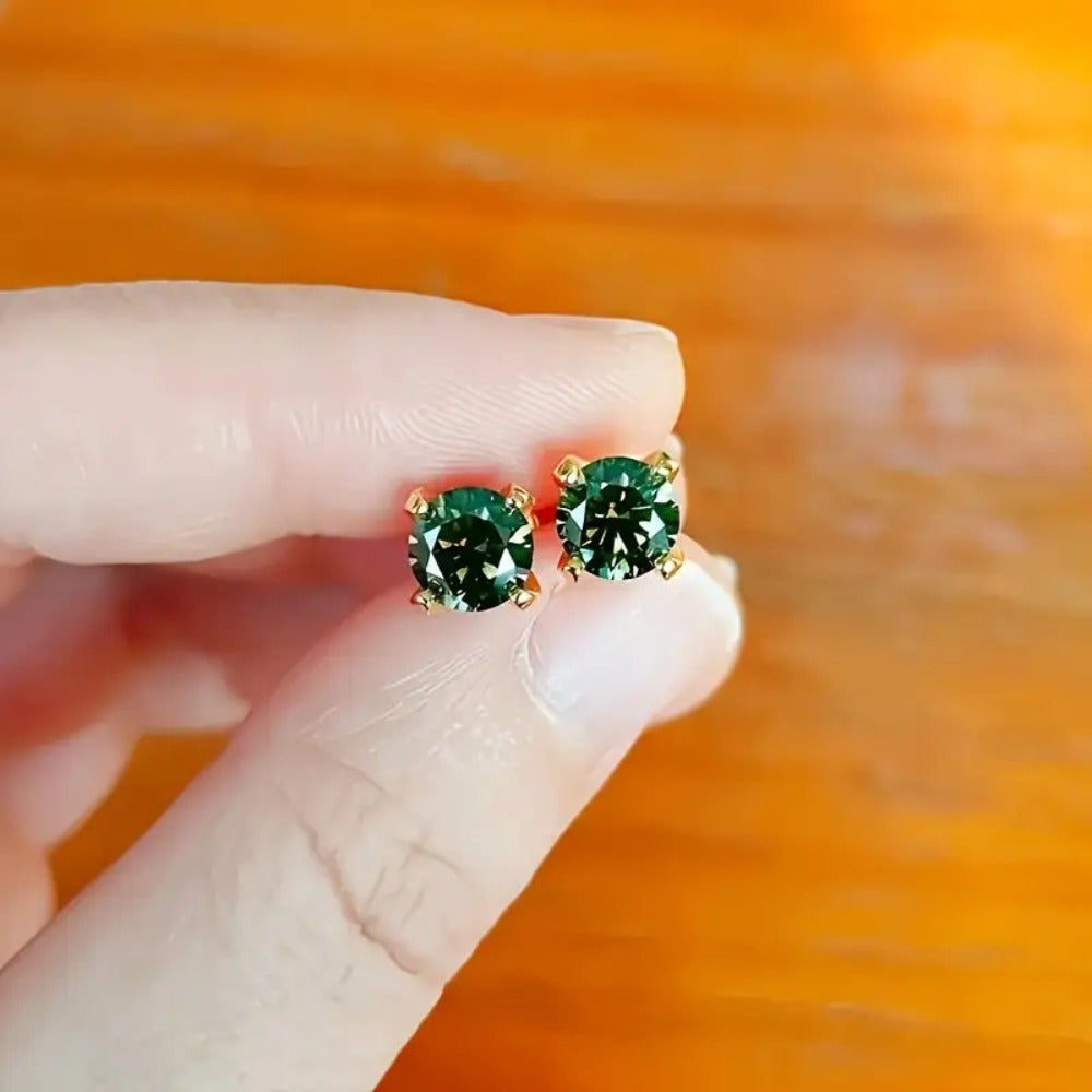 Stud Earrings for Women - S925 Silver for 2 Pack - Exquisite Luxury Hypoallergenic Drop Set, Elegant - product detail view 4
