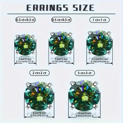 Stud Earrings for Women - S925 Silver for 2 Pack - Exquisite Luxury Hypoallergenic Drop Set, Elegant - product detail view 6