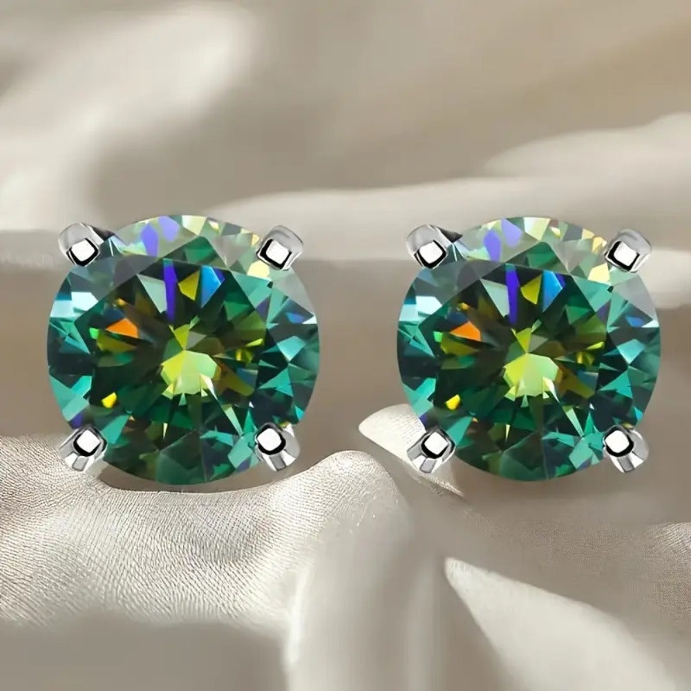 Stud Earrings for Women - S925 Silver for 2 Pack - Exquisite Luxury Hypoallergenic Drop Set, Elegant - product detail view 8