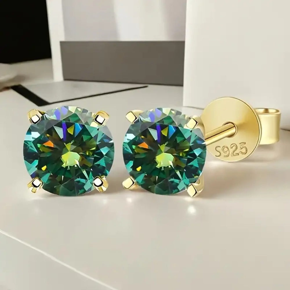 Stud Earrings for Women - S925 Silver for 2 Pack - Exquisite Luxury Hypoallergenic Drop Set, Elegant - product detail view 9