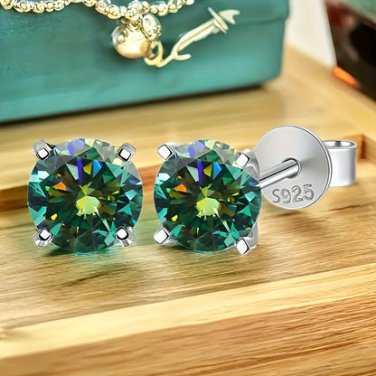Stud Earrings for Women - S925 Silver for 2 Pack - Exquisite Luxury Hypoallergenic Drop Set, Elegant - product detail view 11