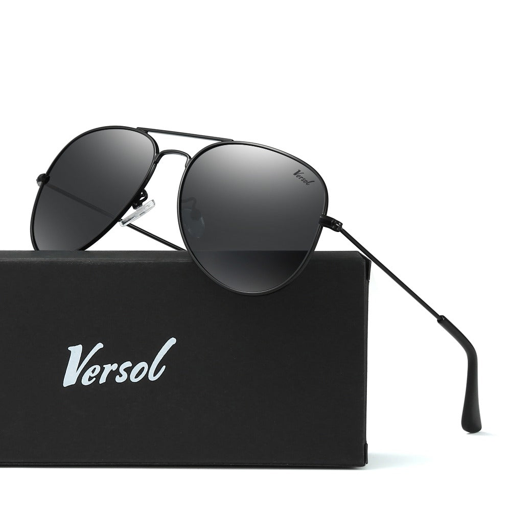 Sunglasses for Men - Aviator Polarized for & Women Mirrored Oversized Pilot Frame 139mm - product detail view 4