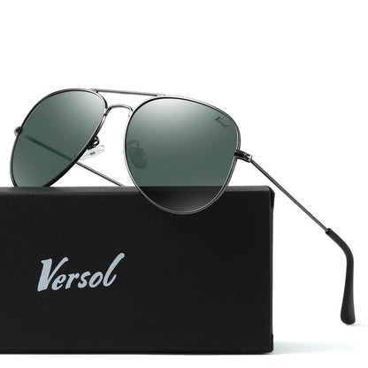 Sunglasses for Men - Aviator Polarized for & Women Mirrored Oversized Pilot Frame 139mm - product detail view 7