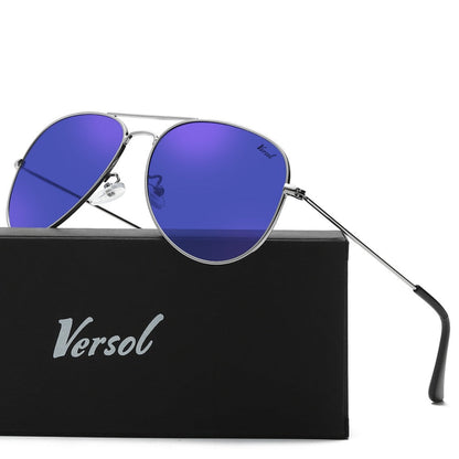 Sunglasses for Men - Aviator Polarized for & Women Mirrored Oversized Pilot Frame 139mm - product detail view 12