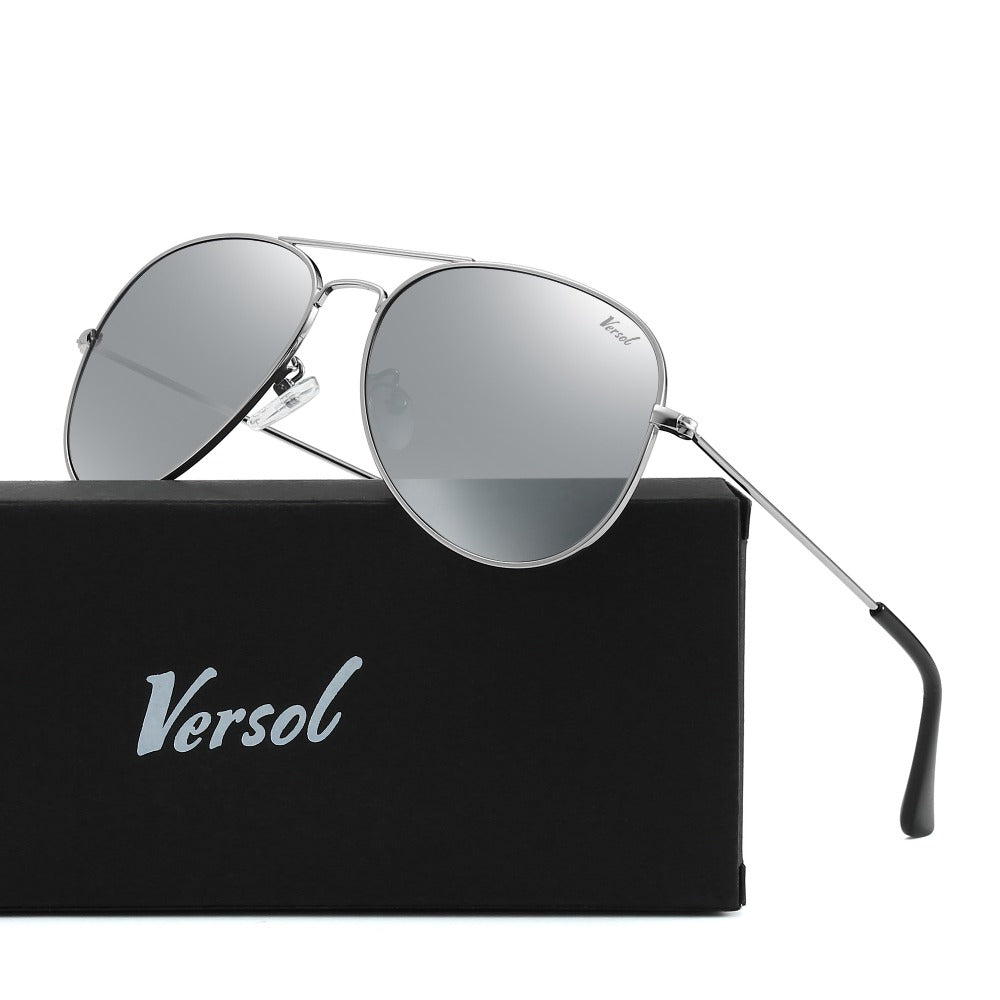 Sunglasses for Men - Aviator Polarized for & Women Mirrored Oversized Pilot Frame 139mm - product detail view 14