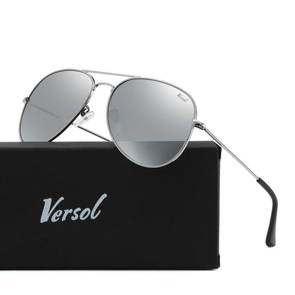 Sunglasses for Men - Aviator Polarized for & Women Mirrored Oversized Pilot Frame 139mm - product detail view 14