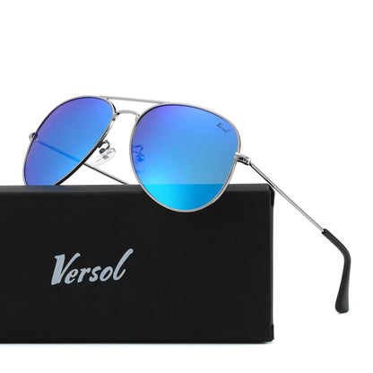 Sunglasses for Men - Aviator Polarized for & Women Mirrored Oversized Pilot Frame 139mm - product detail view 17
