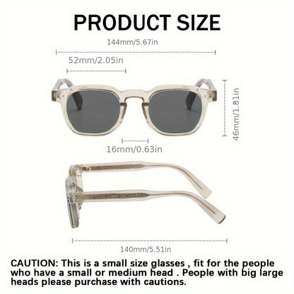 Sunglasses for Men - Bohemian Polygonal Full Frame AC Lens Geometric Eyewear for & Women - product detail view 2