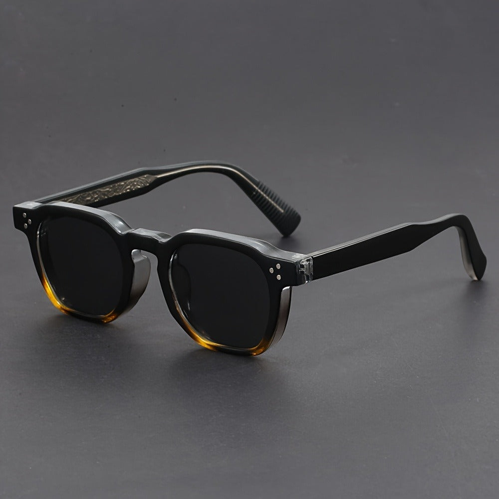 Sunglasses for Men - Bohemian Polygonal Full Frame AC Lens Geometric Eyewear for & Women - product detail view 6