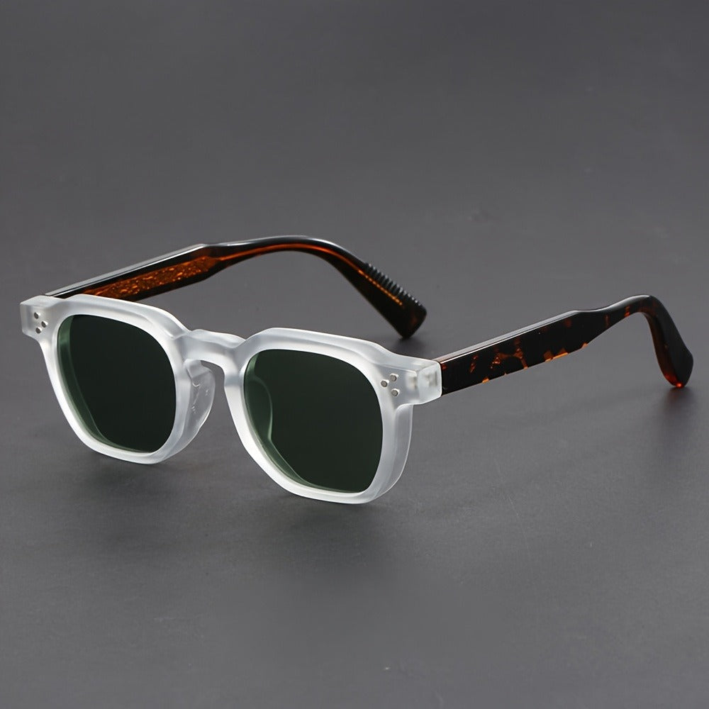 Sunglasses for Men - Bohemian Polygonal Full Frame AC Lens Geometric Eyewear for & Women - product detail view 7