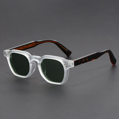 Sunglasses for Men - Bohemian Polygonal Full Frame AC Lens Geometric Eyewear for & Women - product detail view 7