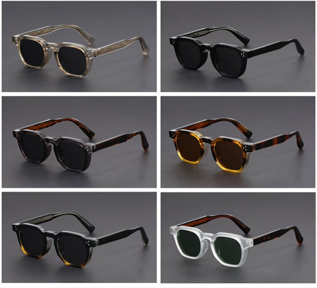 Sunglasses for Men - Bohemian Polygonal Full Frame AC Lens Geometric Eyewear for & Women - product detail view 8