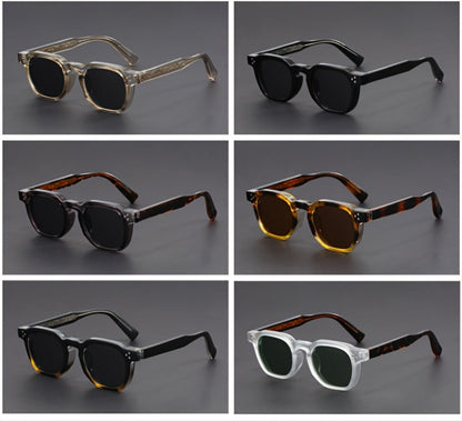 Sunglasses for Men - Bohemian Polygonal Full Frame AC Lens Geometric Eyewear for & Women - product detail view 8