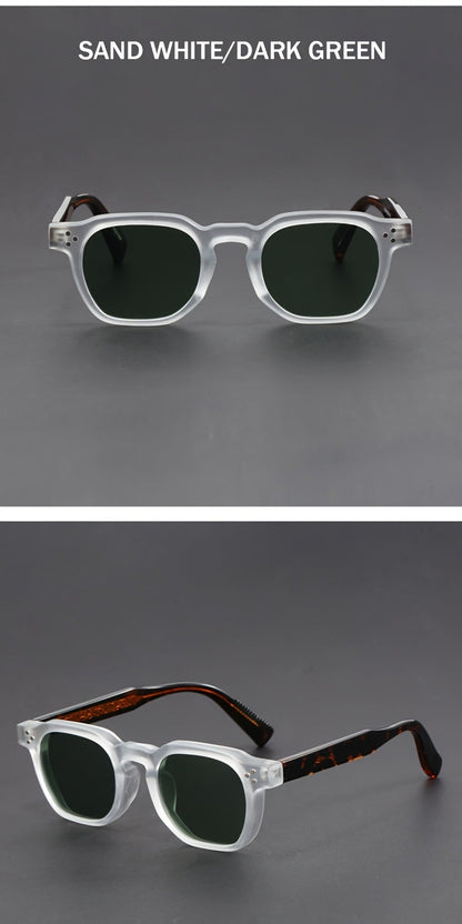 Sunglasses for Men - Bohemian Polygonal Full Frame AC Lens Geometric Eyewear for & Women - product detail view 12