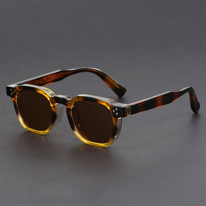Sunglasses for Men - Bohemian Polygonal Full Frame AC Lens Geometric Eyewear for & Women - product detail view 17