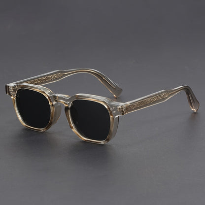 Sunglasses for Men - Bohemian Polygonal Full Frame AC Lens Geometric Eyewear for & Women - product detail view 19