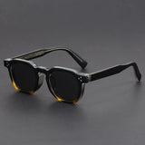 Black + Turtle Shell Color Frame - Gray Lens